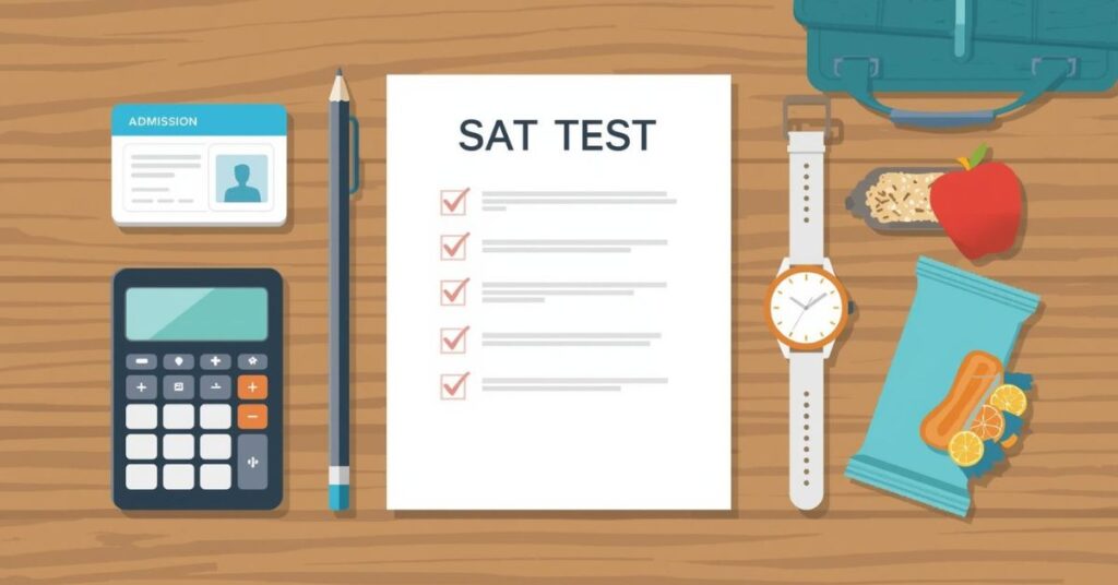 SAT Test Day Checklist