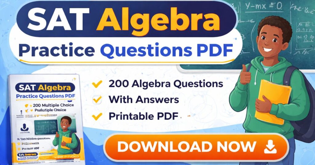 Download SAT Algebra Practice Questions PDF